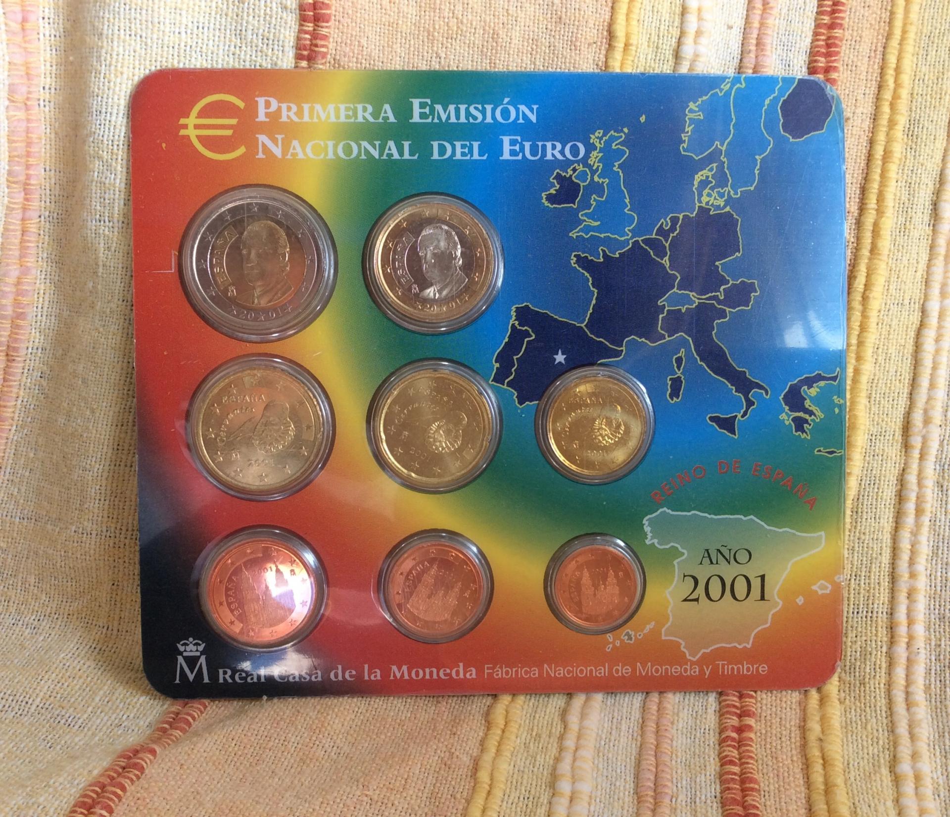 CARTERA ESPAÑA - SERIE EUROS 2001 