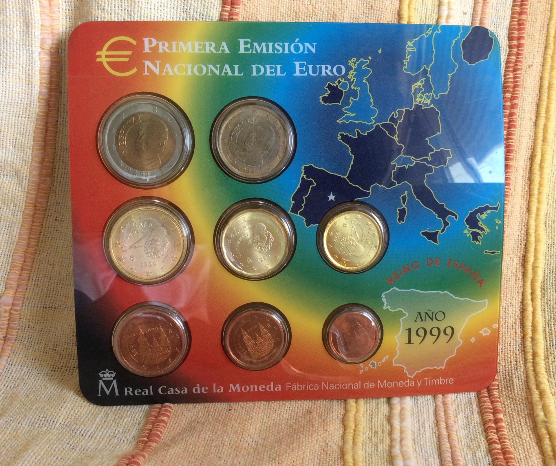 CARTERA ESPAÑA - SERIE EUROS 1999