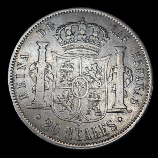 20 REALES 1860 - ISABEL II - SEVILLA  [1]