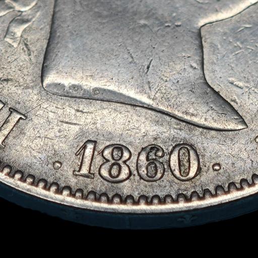 20 REALES 1860 - ISABEL II - SEVILLA  [2]