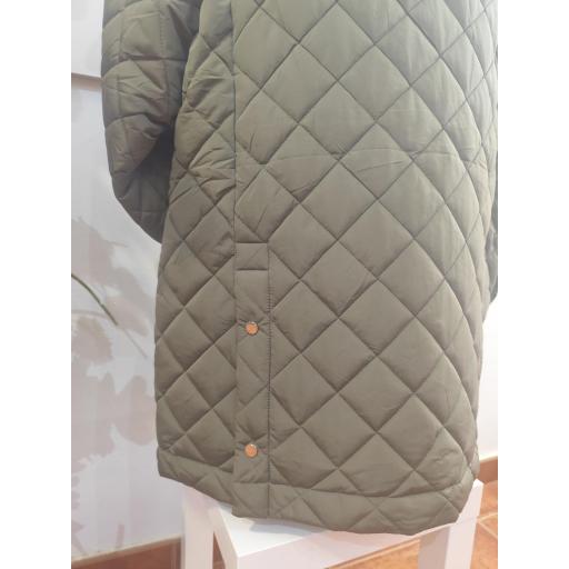 Chaqueta acolchada verde [2]