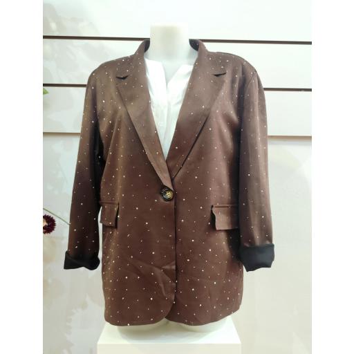 Chaqueta stars marron chocolate