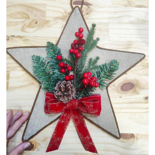 ESTRELLA DE NAVIDAD HECHA A MANO [0]