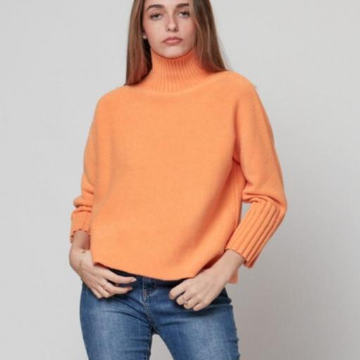 jersey corto de cuello alto