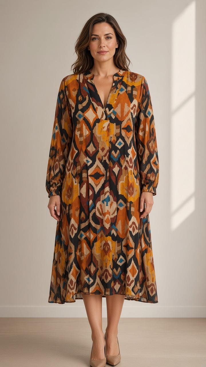 Vestido estampado serene