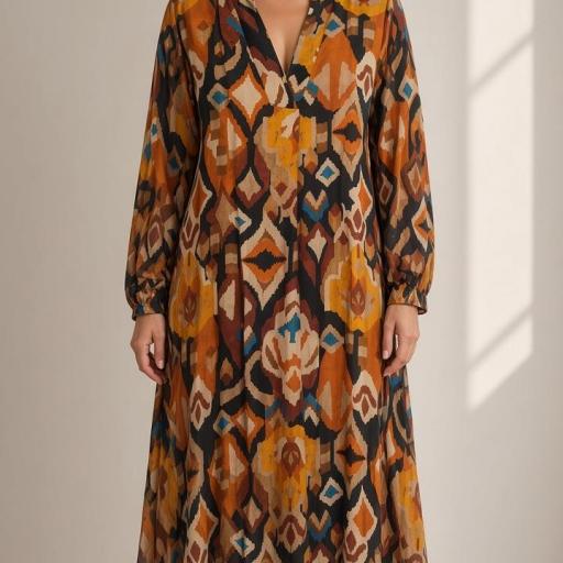 Vestido estampado serene