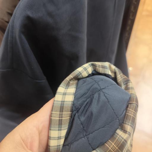Chaqueta encerada azul marino [1]