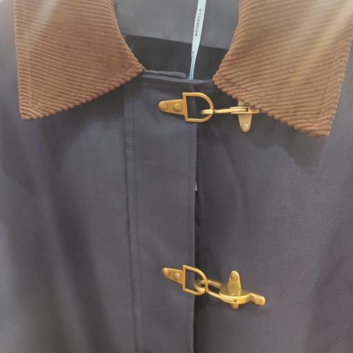 Chaqueta encerada azul marino [3]