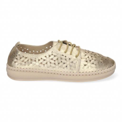 Zapato Casual dorado [3]