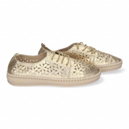 Zapato Casual dorado [1]