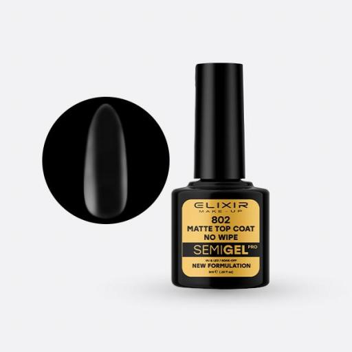 ELIXIR SEMI GEL MATTE TOP COAT 8 ML Nº 802 [0]