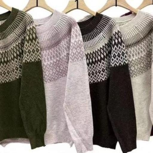 Jersey jacquard geométrico [1]