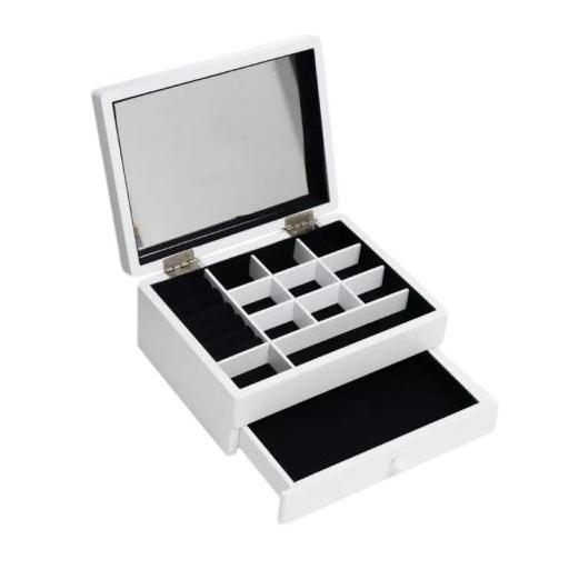 JOYERO MDF 21X17X9 LACADO BLANCO