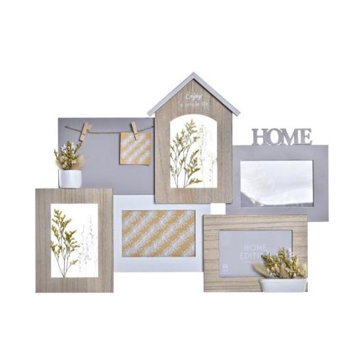 MARCO MULTIFOTO MDF CRISTAL 55X4X41 