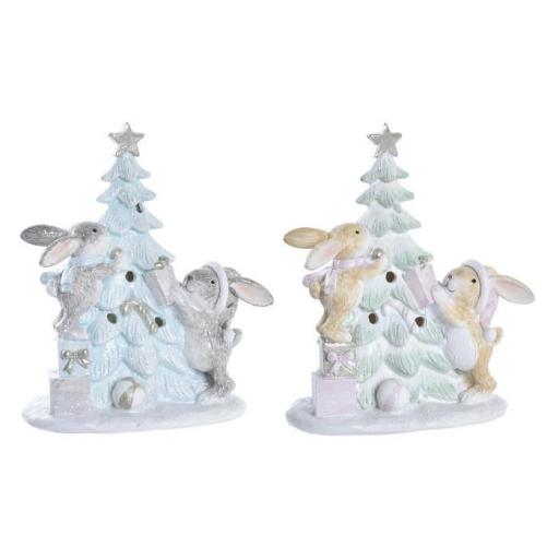 FIGURA RESINA LED 13,5X8X16 ARBOL 