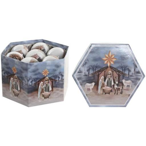 BOLA DECORACION SET 14 PVC 24X21X15.5 CM