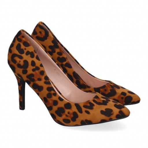 Zapato salon animal print