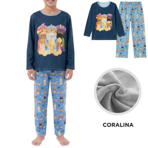 PIJAMA INFANTIL REYES MAGOS niños