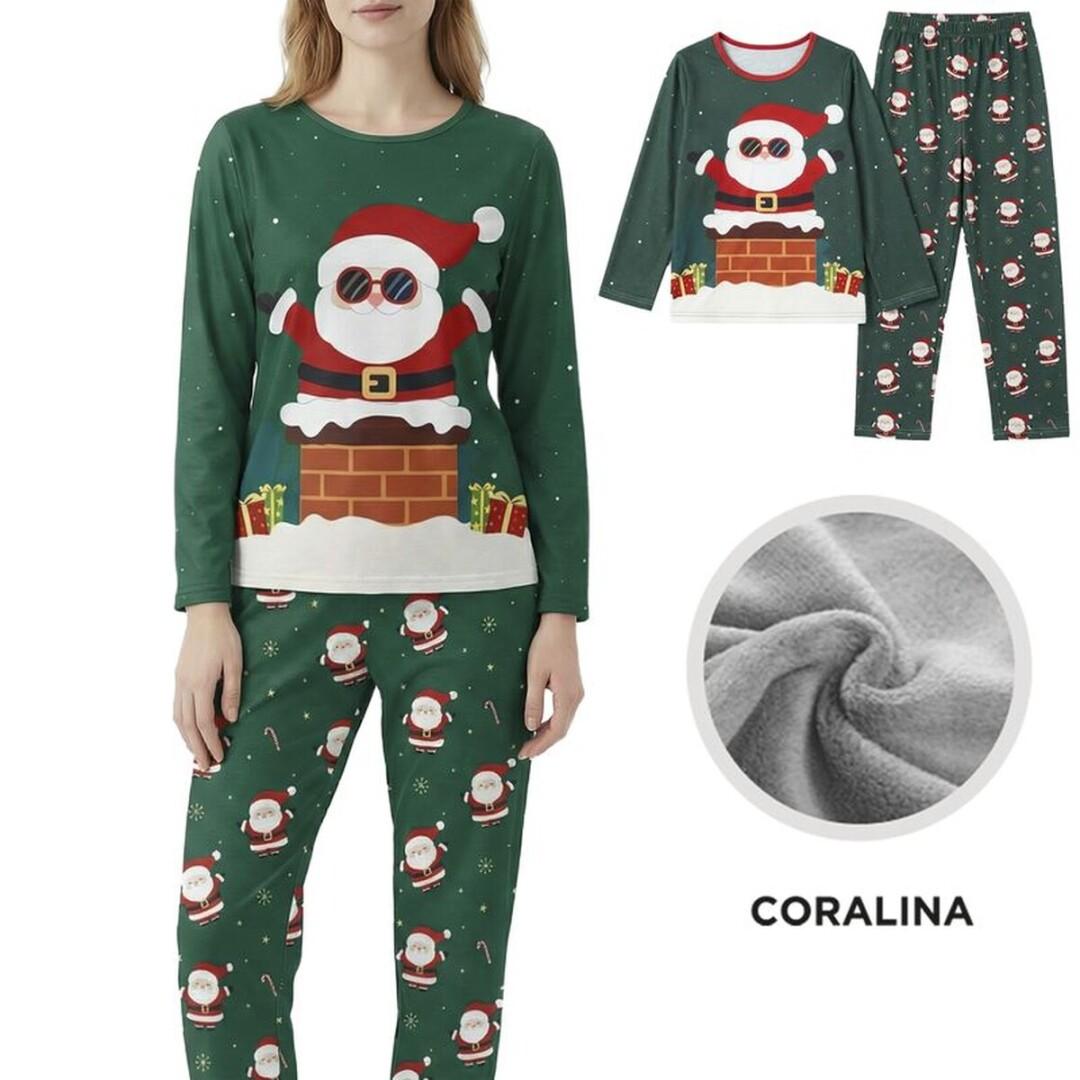 PIJAMA PAPA NOEL MUJER