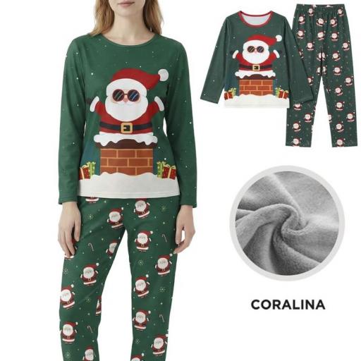 PIJAMA PAPA NOEL MUJER [0]