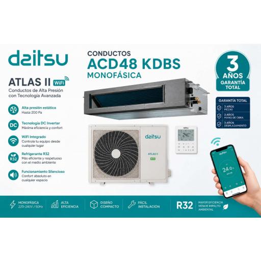 Daitsu Conductos ACD48KDBS Atlas II WiFi