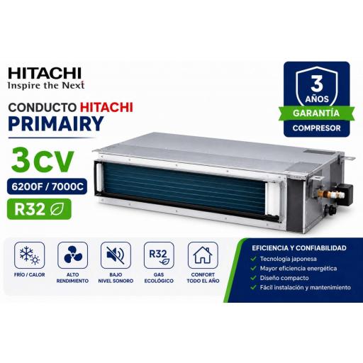 Conducto Hitachi Primairy 3CV 6200F/7000C