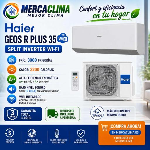 Split Haier GEOS R Plus 35 WiFi