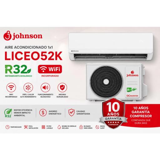 Johnson LICEO52K Aire Acondicionado 1x1