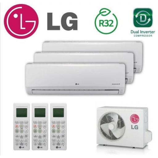Multi Split 3x1 LG  Infinity 9+9+12 wifi