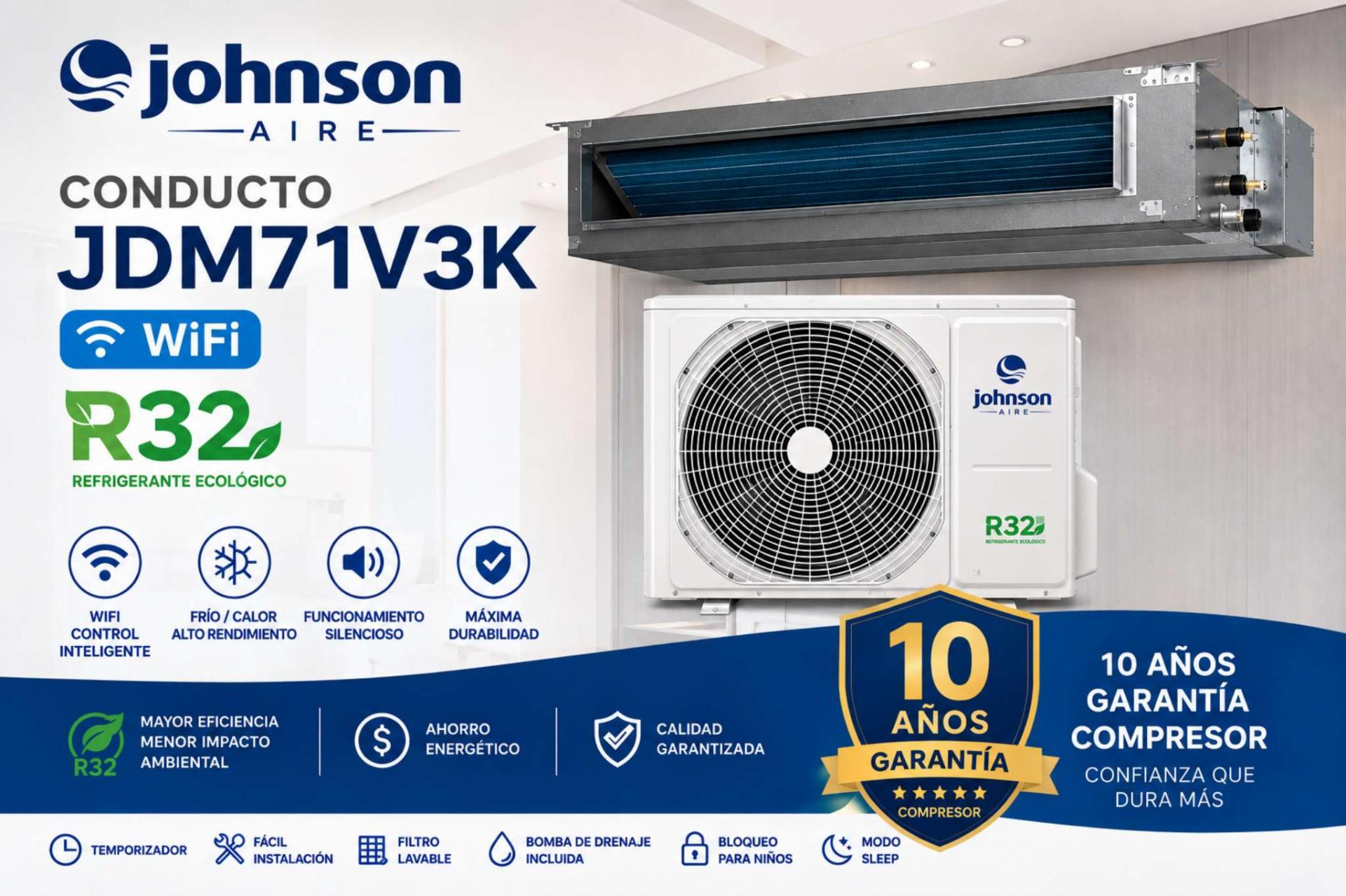 Conducto Johnson JDM71V3K WiFi