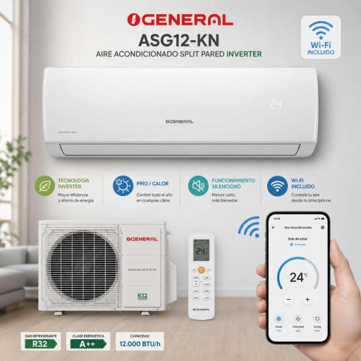 Split General ASG12-KN Inverter WiFi [1]