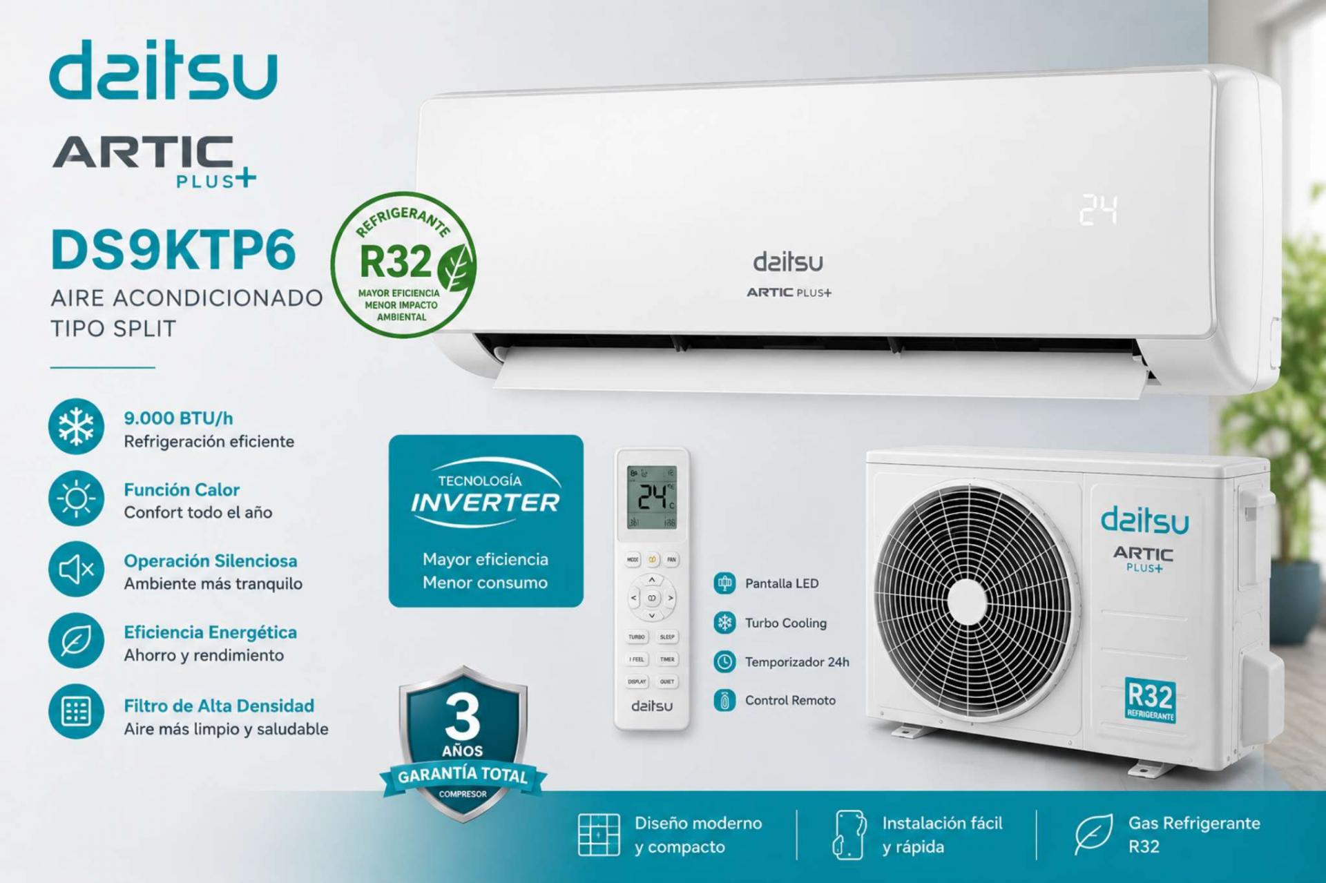 Split Daitsu Artic Plus DS9KTP6 WiFi A+++