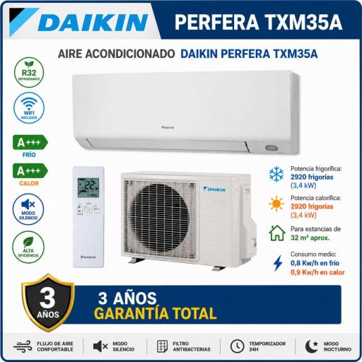 Aire Split  DAIKIN TXM35A PERFERA [0]