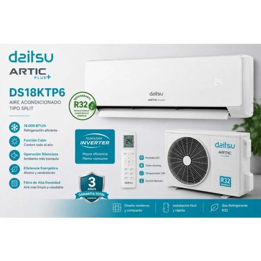 Split Daitsu Artic Plus DS18KTP6 WiFi A+++ [0]