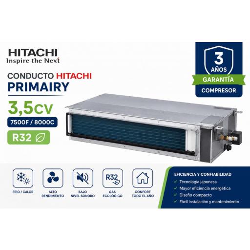 Conducto Hitachi Primairy 3,5CV 7500F/8000C