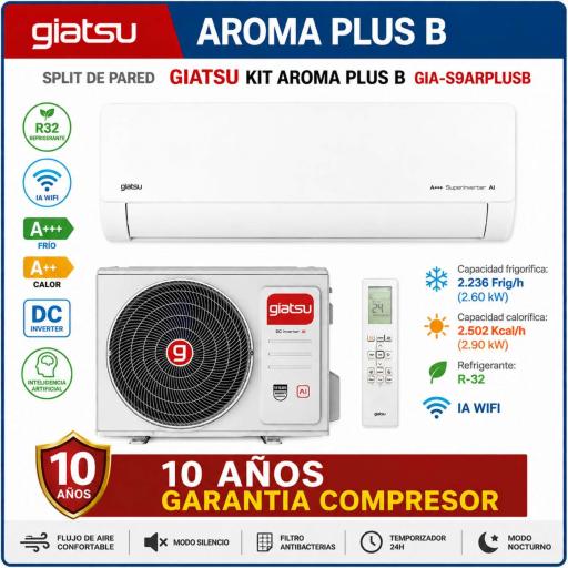 OFERTA GIATSU KIT AROMA PLUS B GIA-S9ARPLUSB IA WIFI [0]