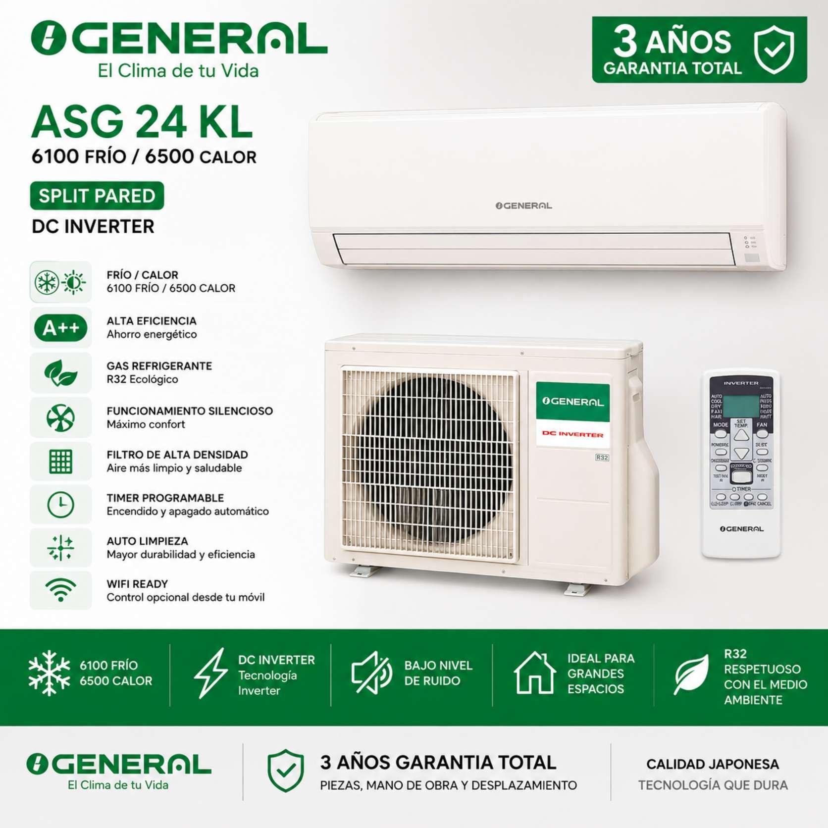 Split General ASG24UI-KL