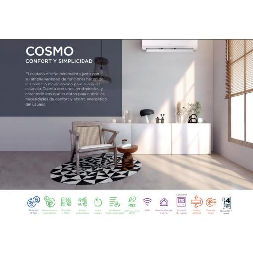 Aire acondicionado Gree Cosmo 18 inverter A++ WIFI [1]