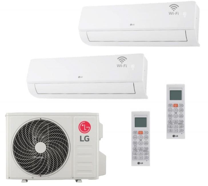 Aire 2x1 MULTI SPLIT LG split 12 Infinity+ split 18 Infinity + exterior mu3r21