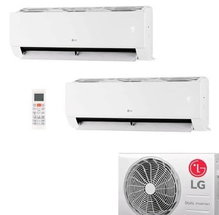 Multi Split 2x1 LG Infinity 9+12+exterior mu2r17