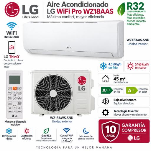 Split LG PRO wifi WZ18AAS.SNU [2]