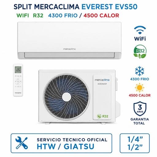  SPLIT MERCACLIMA EVEREST EVS50 WIFI 4300/4500 [0]