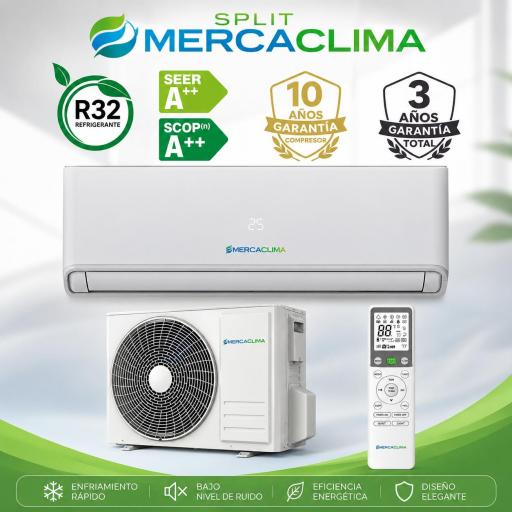 SPLIT MERCACLIMA H-LINE 12 3000/3200 INVERTER WIFI+ INSTALACION BASICA (SOLO ALICANTE) [0]