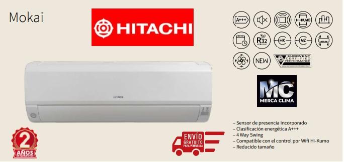 Hitachi MOKAI 35 Aire Split 1x1 wifi INCLUIDO