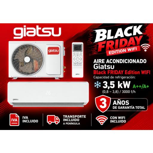 Split Giatsu Black Edition 2026 35 wifi
