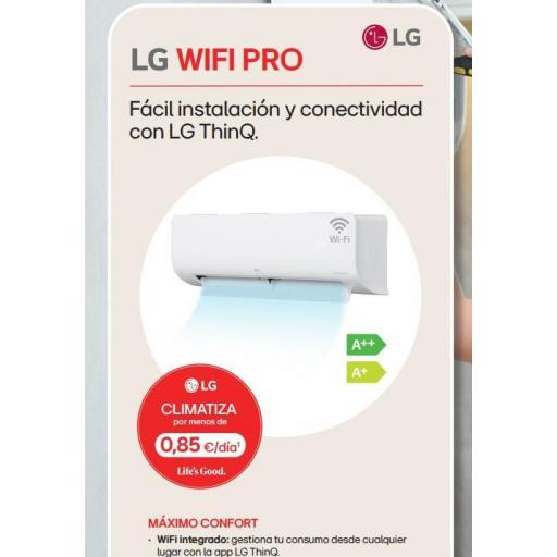 Split LG PRO wifi WZ12 modelo 2026+ instalación básica hasta 3 metros(solo Alicante) [2]