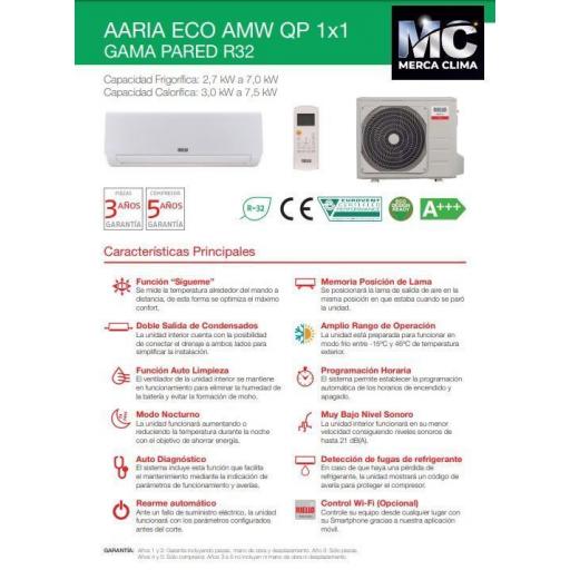 Riello Carrier AARIA AMW 25QP R32 split aire wifi incluido [1]