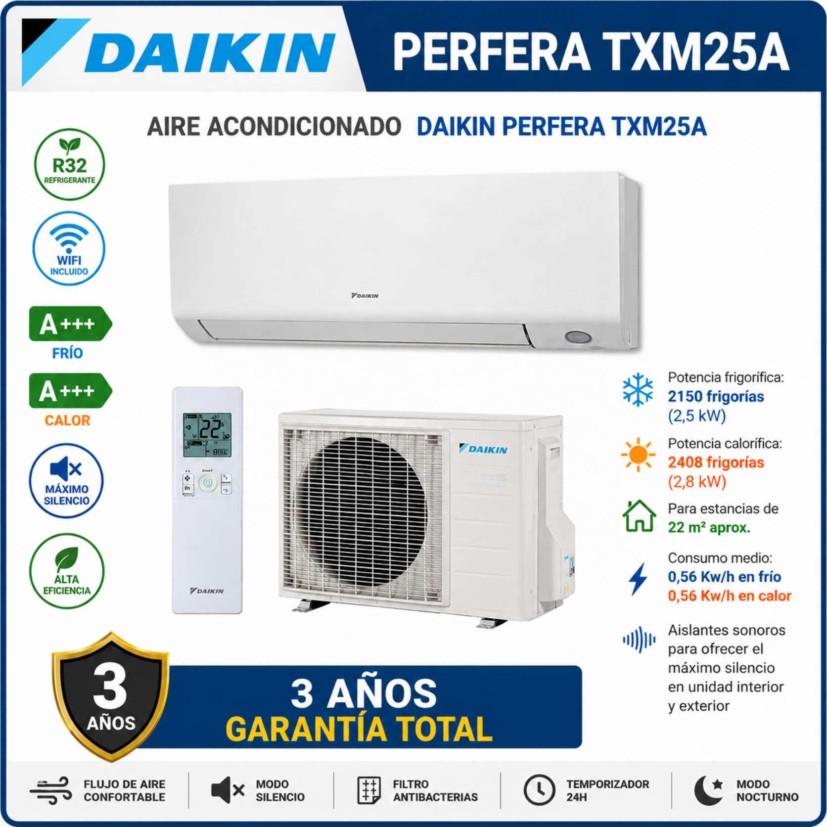 Aire Split DAIKIN TXM25A PERFERA