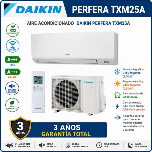 Aire Split  DAIKIN TXM25A PERFERA [0]
