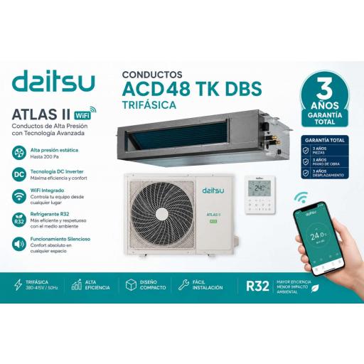 Daitsu Conductos ACD48 TK DBS Atlas II WiFi